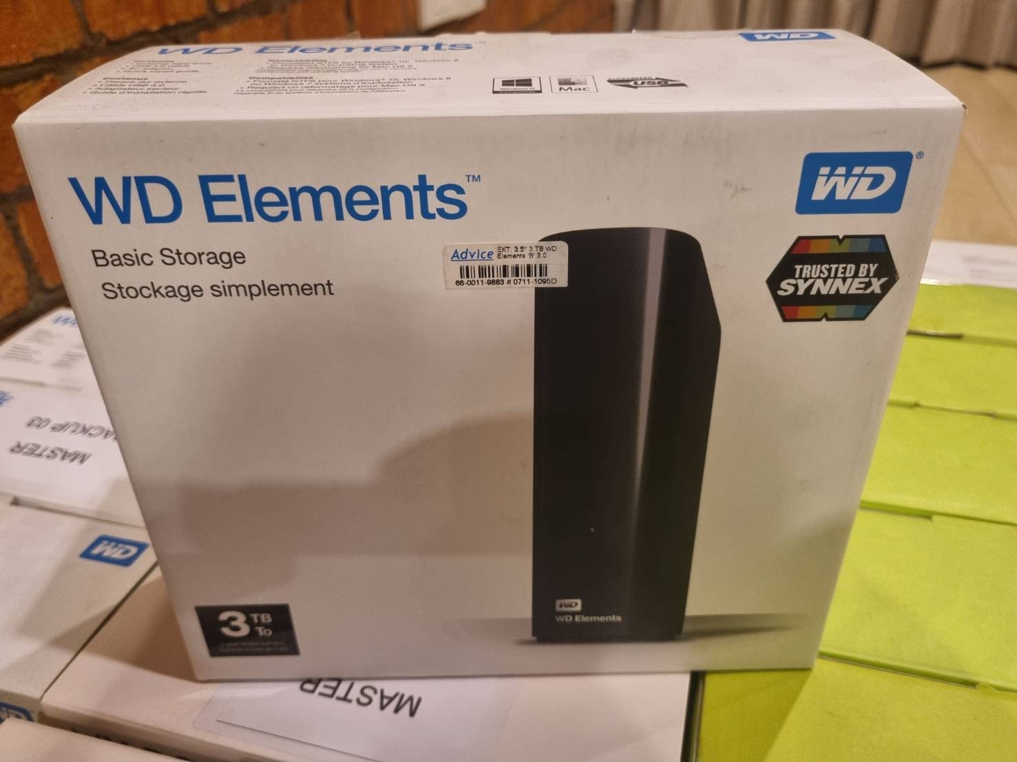 WD Elements Desktop 3TB External Hard Drive มือสอง