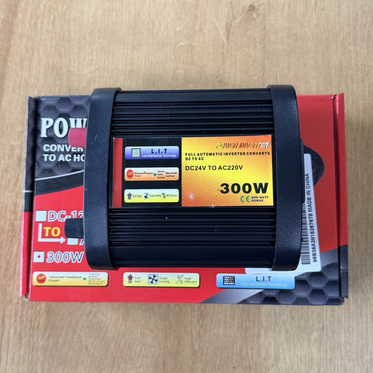 Power Inverter DC 24V to AC 220V 300W