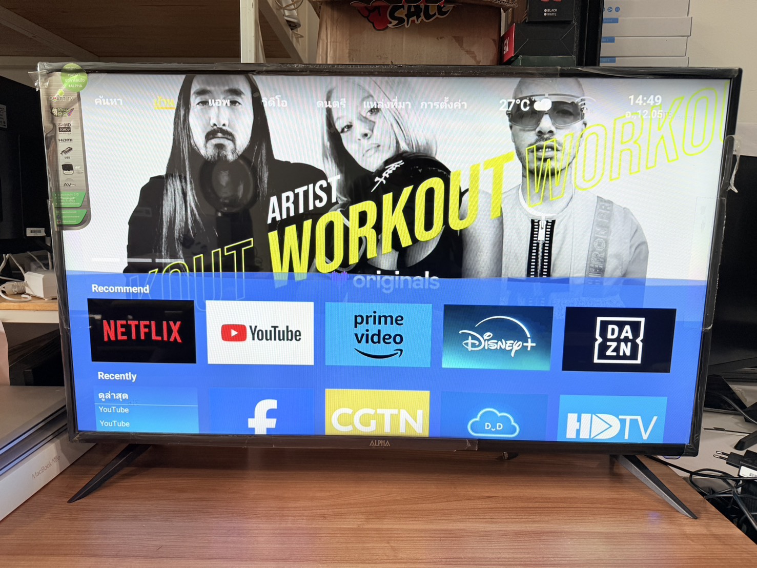 ALPHA LWD-395 AA 43 inch Smart TV