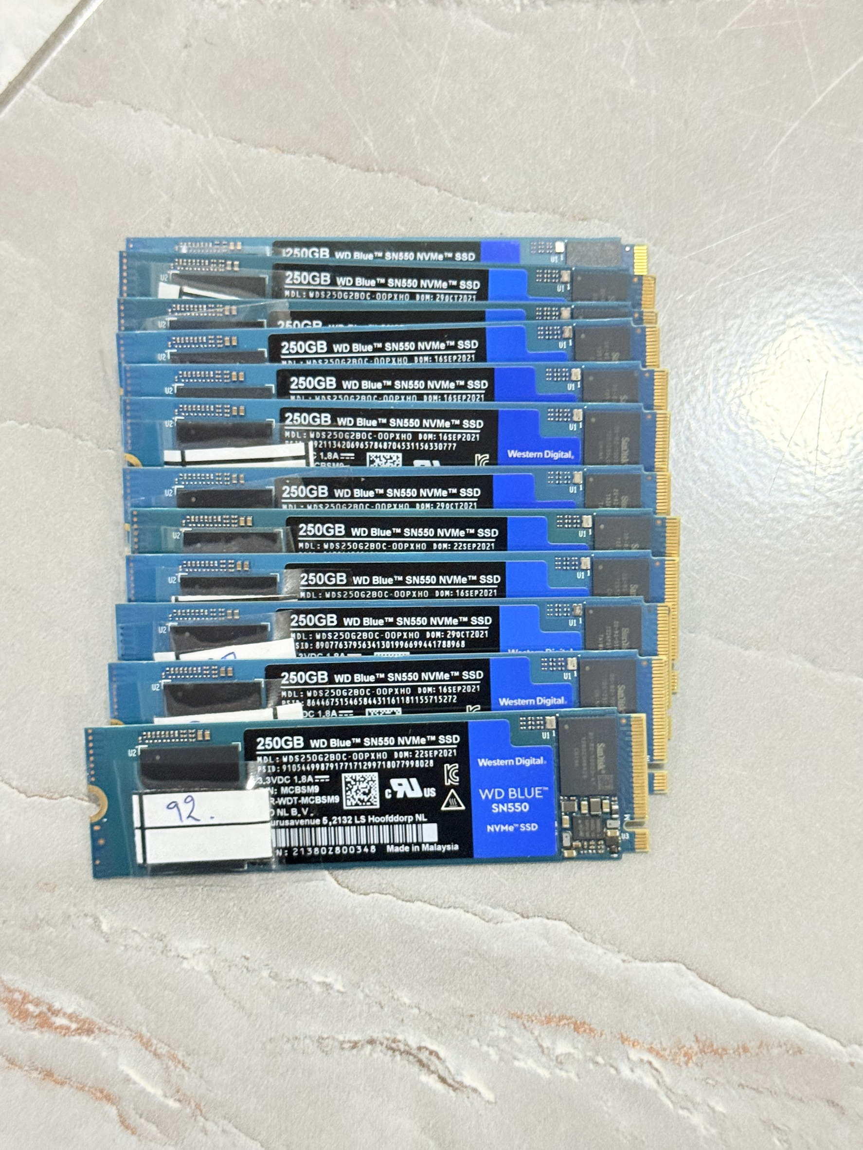 WD Blue SN550 SSD 250GB M.2 NVMe