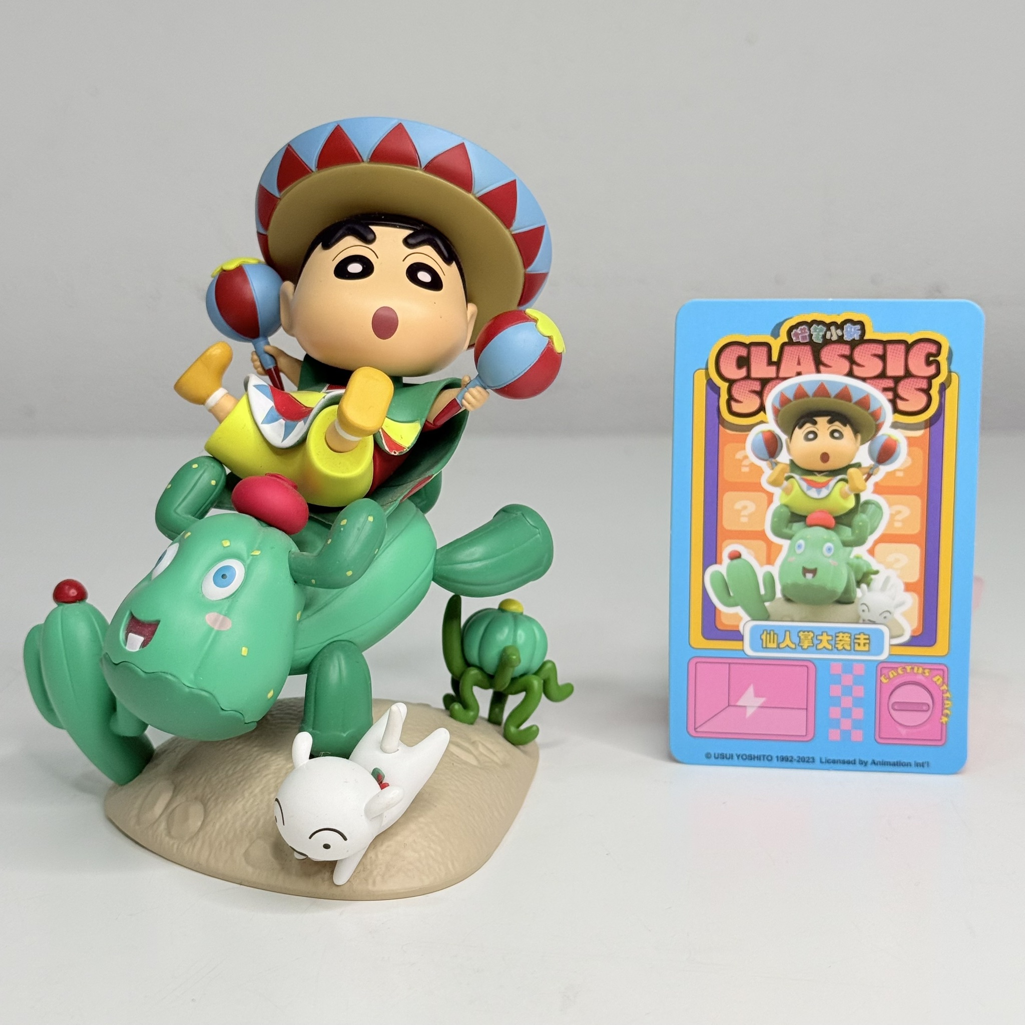 Shin-chan Classic Scenes Series Cactus Attack Figure