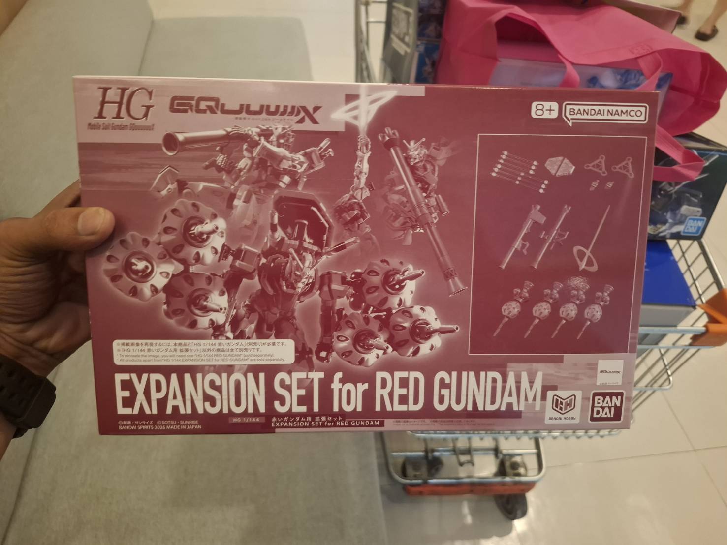HG 1/144 Expansion Set for Red Gundam