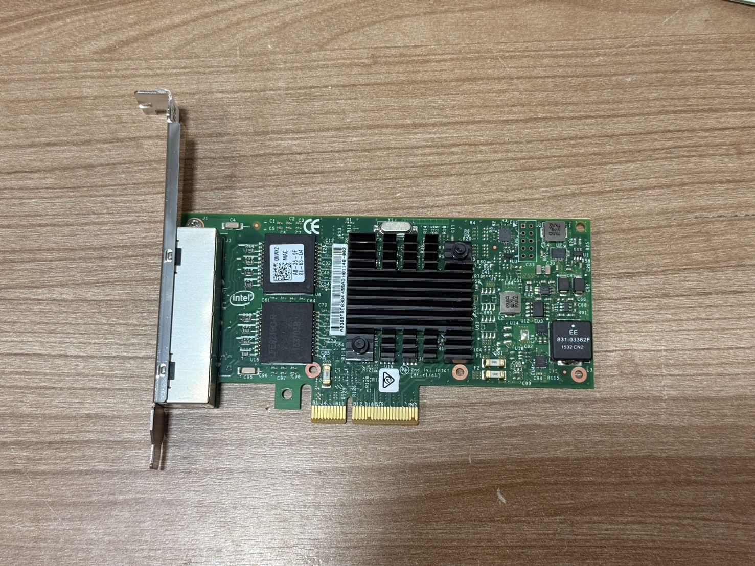 Lenovo ThinkSystem Intel I350-T4 PCIe 1Gb 4-Port RJ45 Ethernet Adapter