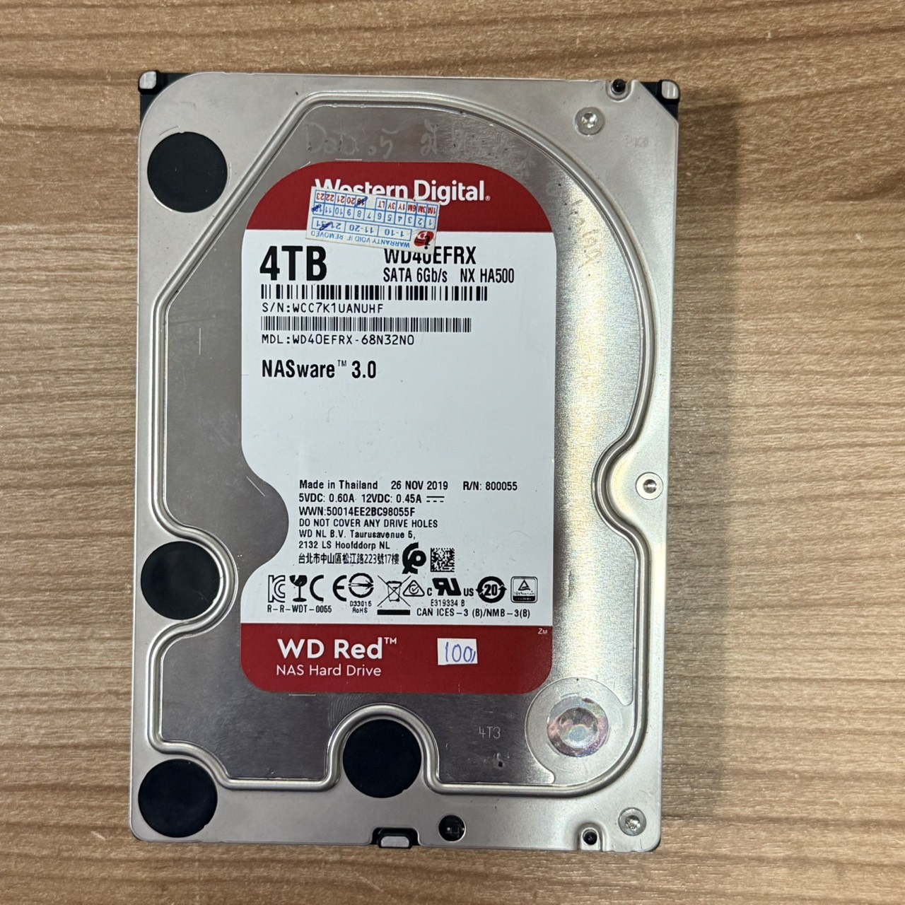 WD Red 4TB SATA 3.5 6Gbps 5400RPM