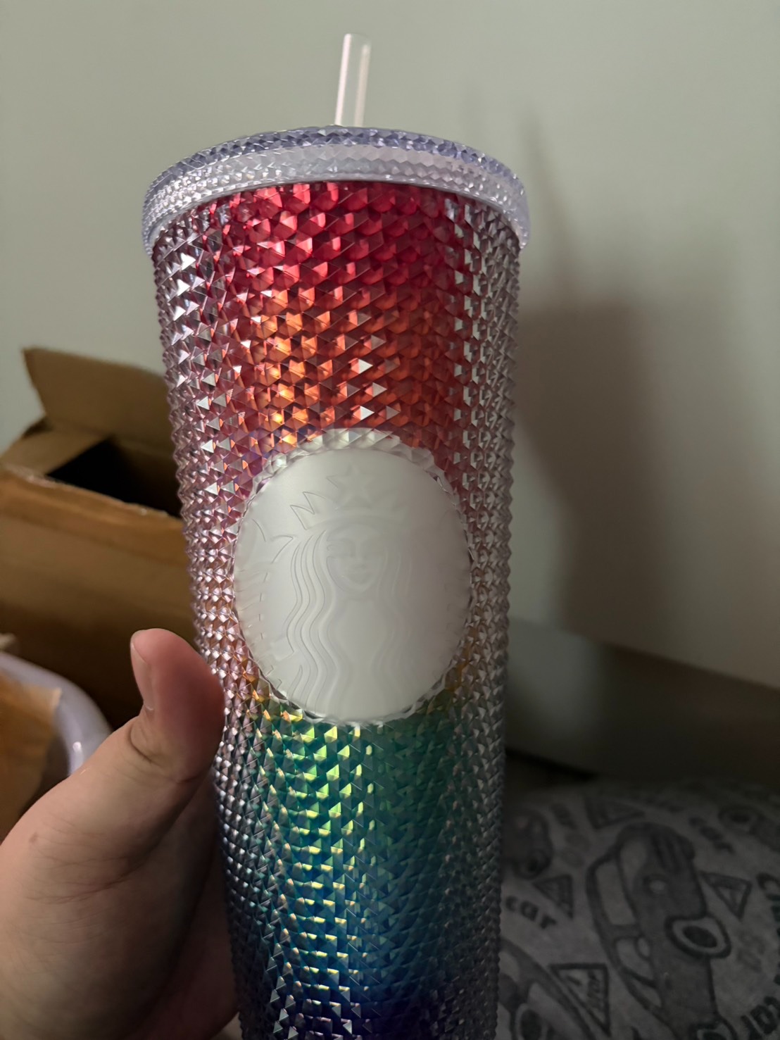 ขาย แก้วน้ำพลาสติก Starbucks 2020 Rainbow Pride Studded Tumbler ขนาด 24 ออนซ์