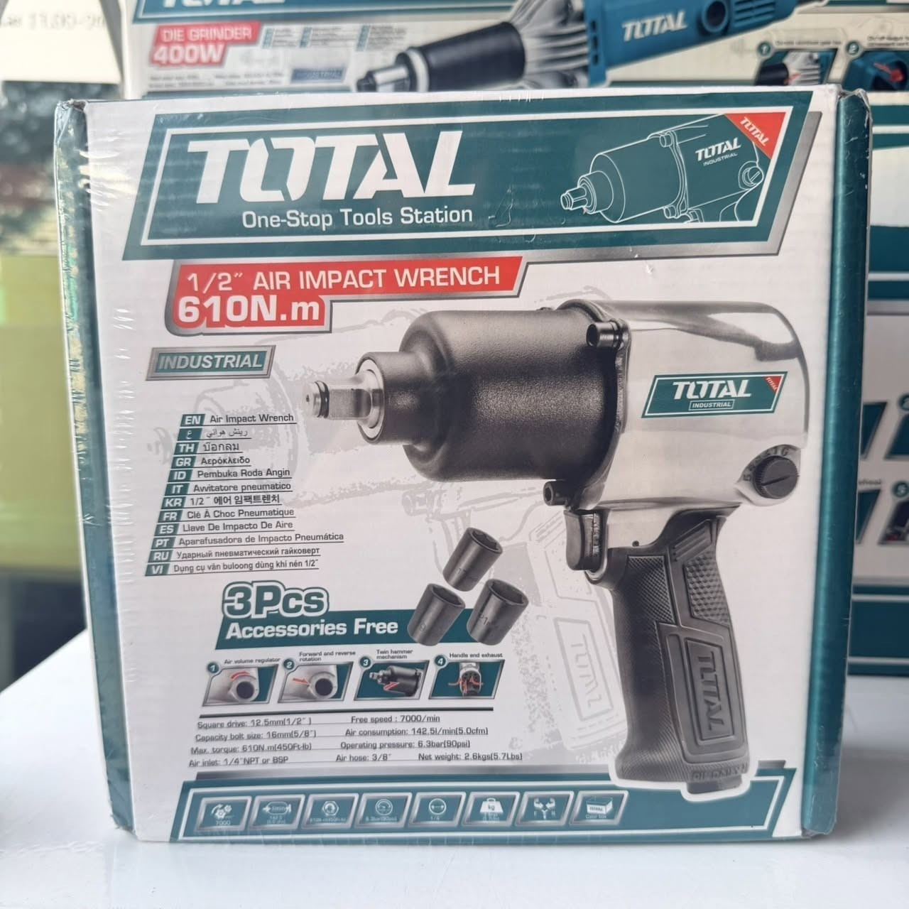 ขาย Total บ๊อกซ์ลม รุ่น TAT-40122 ขนาด 1/2 นิ้ว