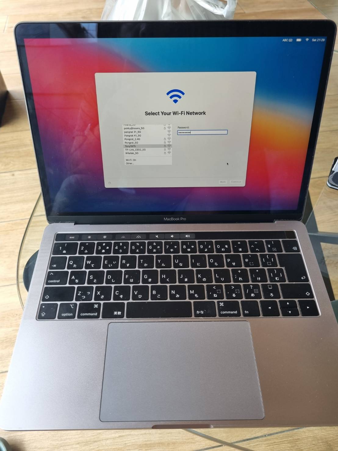 ขาย macbook pro 2019 13" i5  8/256
