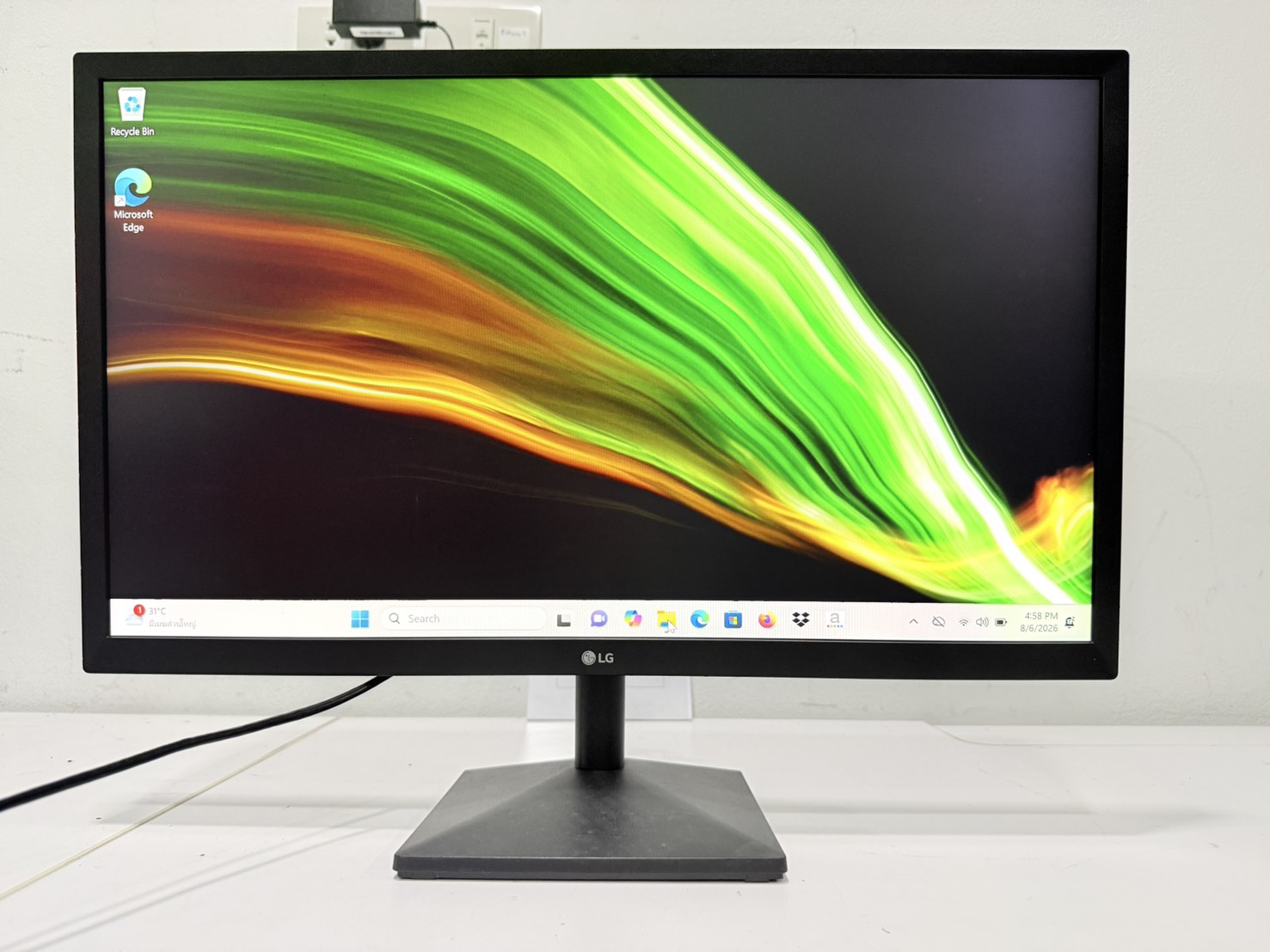 ขาย MONITOR (จอมอนิเตอร์) LG 24MK430H-B 23.8 INCH IPS 75Hz ตำหนิจอเหลืองด้านซ้าย