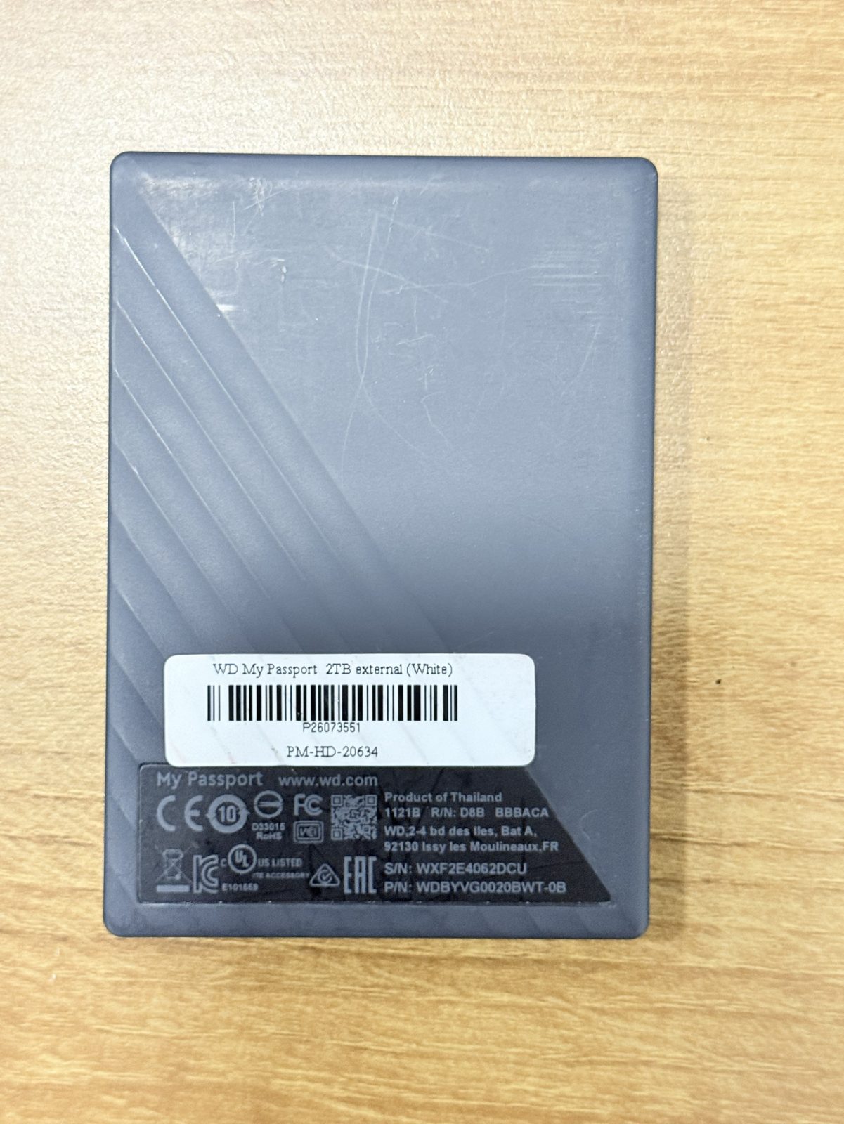 ขาย WD My Passport  2TB external (White) รูปที่ 2