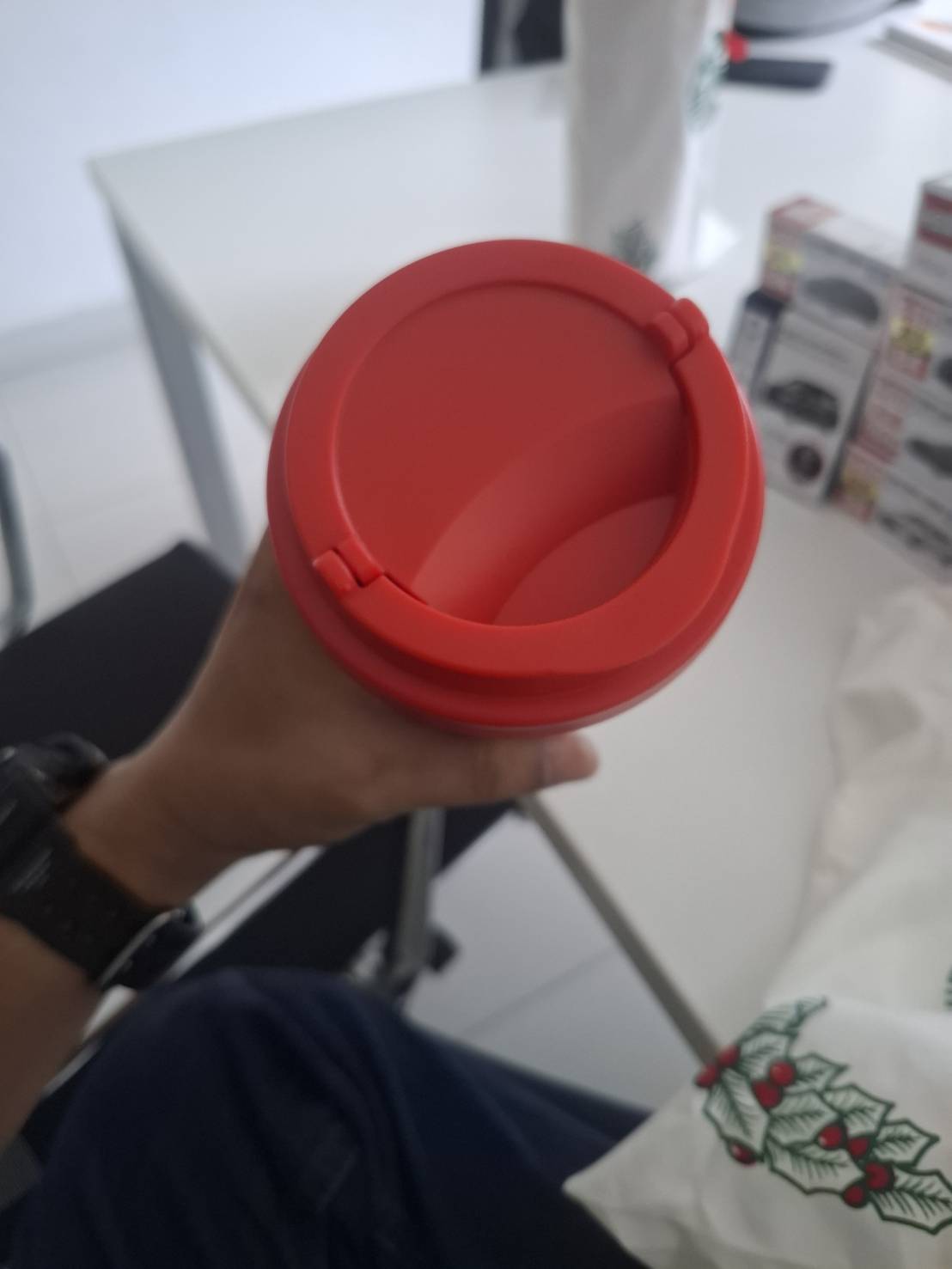 ขาย Starbucks Stainless Steel Holly Dog Cat Tumbler 16oz รูปที่ 3