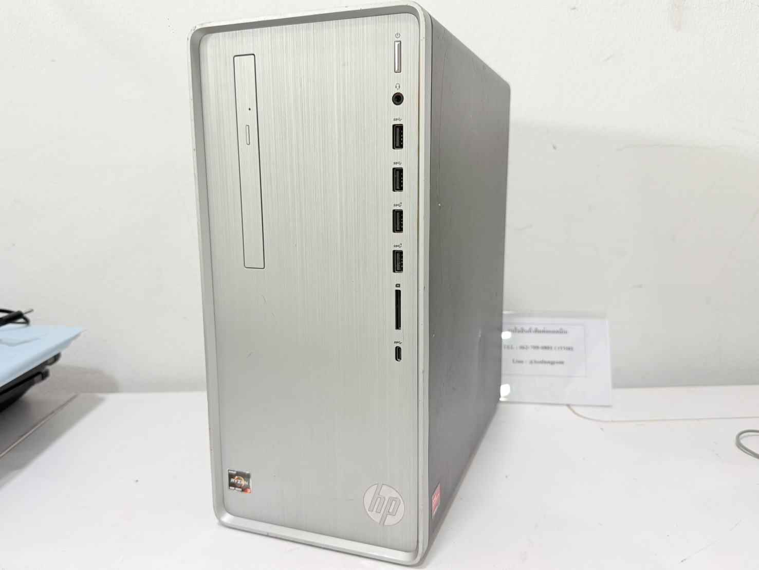 ขาย DESKTOP PC (คอมพิวเตอร์ตั้งโต๊ะ) HP Pavilion TP01-1010d (Ryzen 3 4300G/4GB/HDD 1TB)