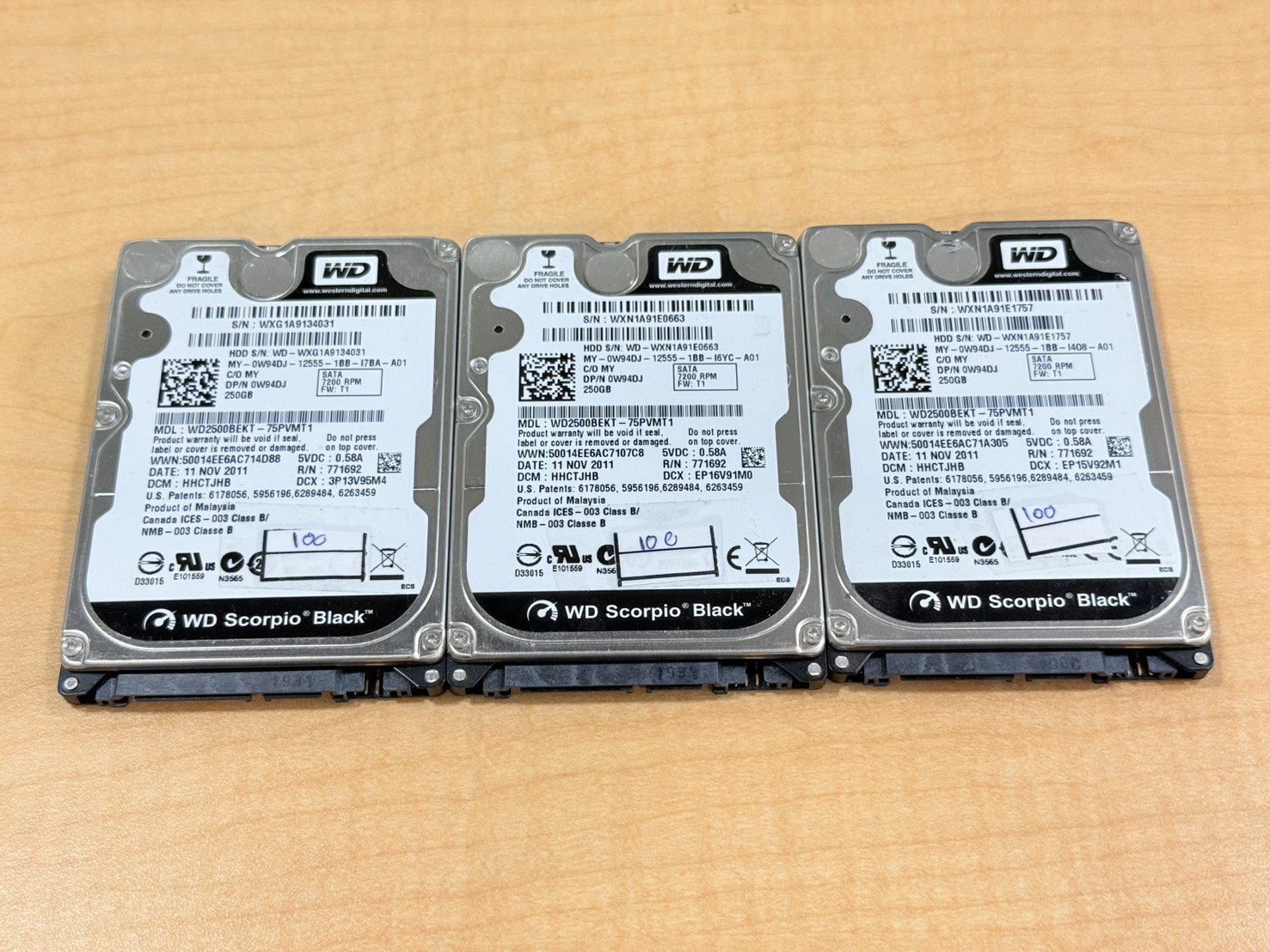 ขาย WD Black 250GB SATA 3.5 6Gbps 7200RPM"
