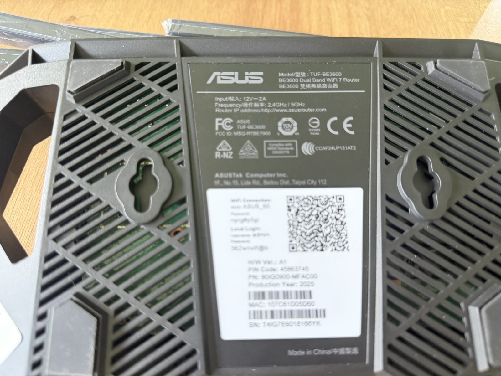 ขาย Asus TUF Gaming BE3600 + Adapter รูปที่ 6