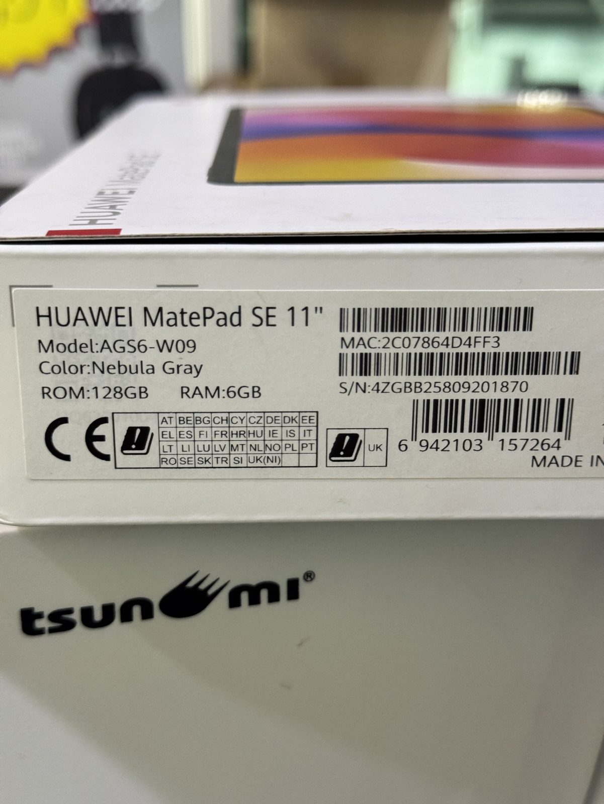 ขาย Huawei MatePad SE11" (128GB) + Adapter **จอมีรอยรอยขนแมวลึก รูปที่ 6