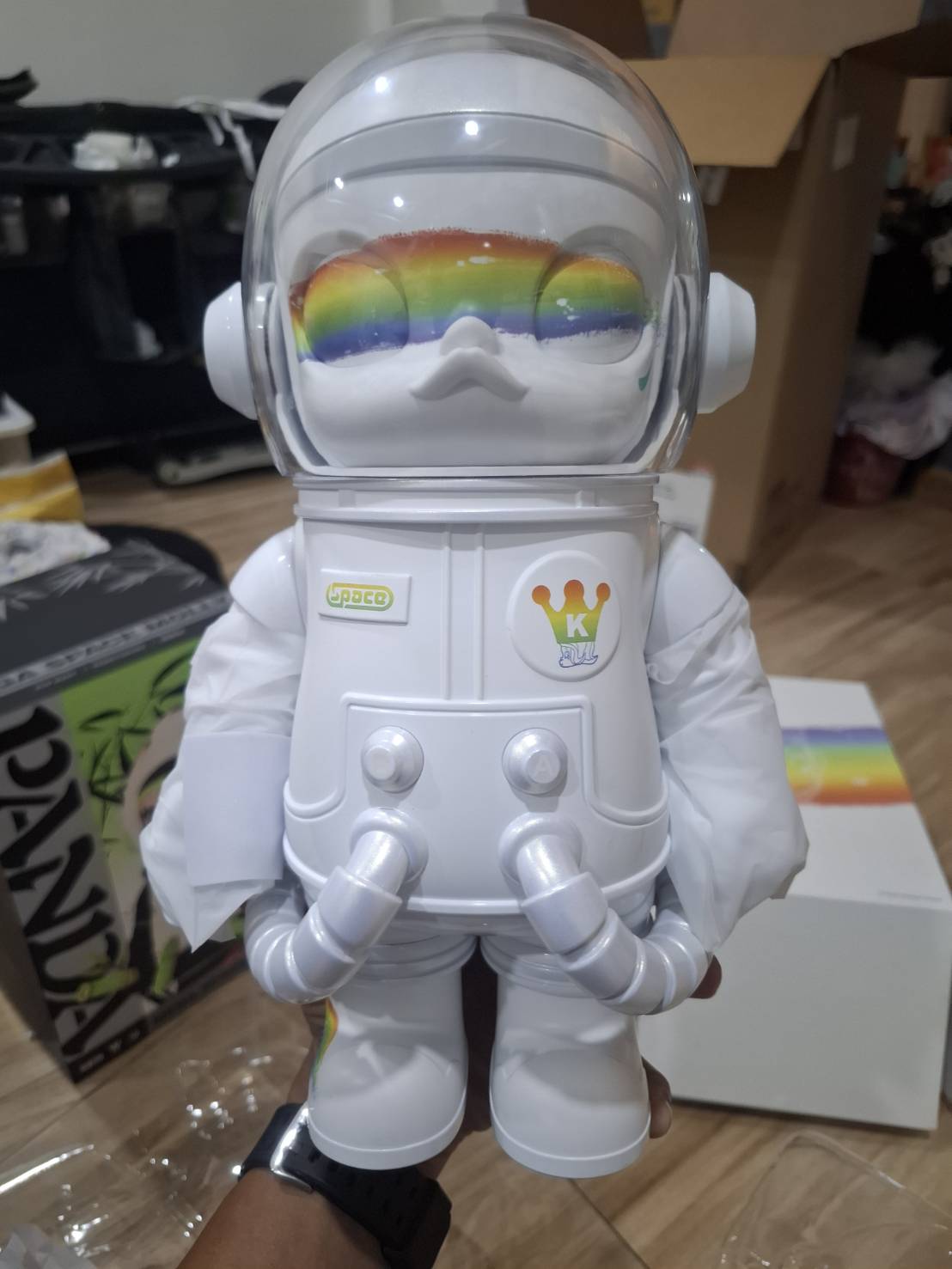 ขาย Pop Mart MEGA Space Molly 400% Rainbow