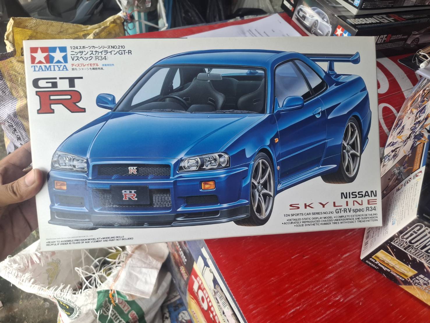 ขาย Tamiya 1/24 Nissan Skyline GT-R V-spec (R34)  สเกล 1/24