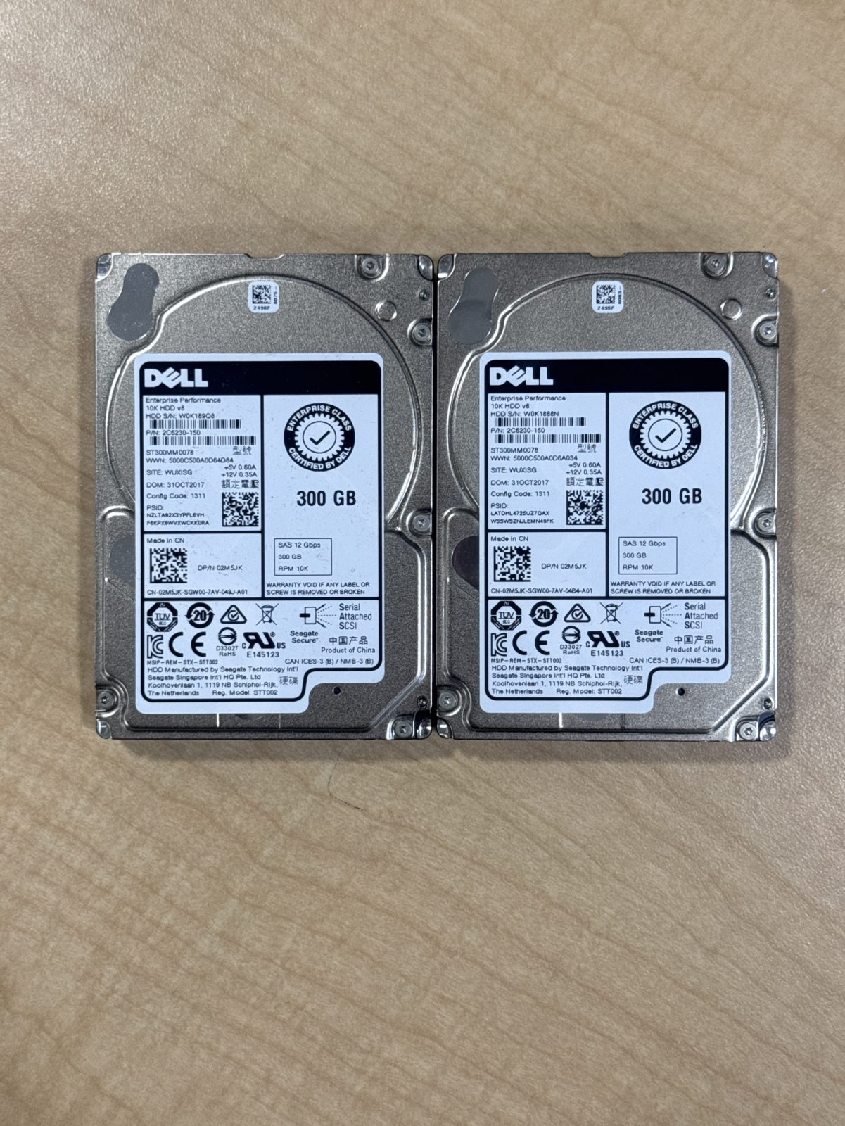 ขาย Dell 300GB SAS 2.5 12Gbps 10000RPM"  ***สำหรับ Server