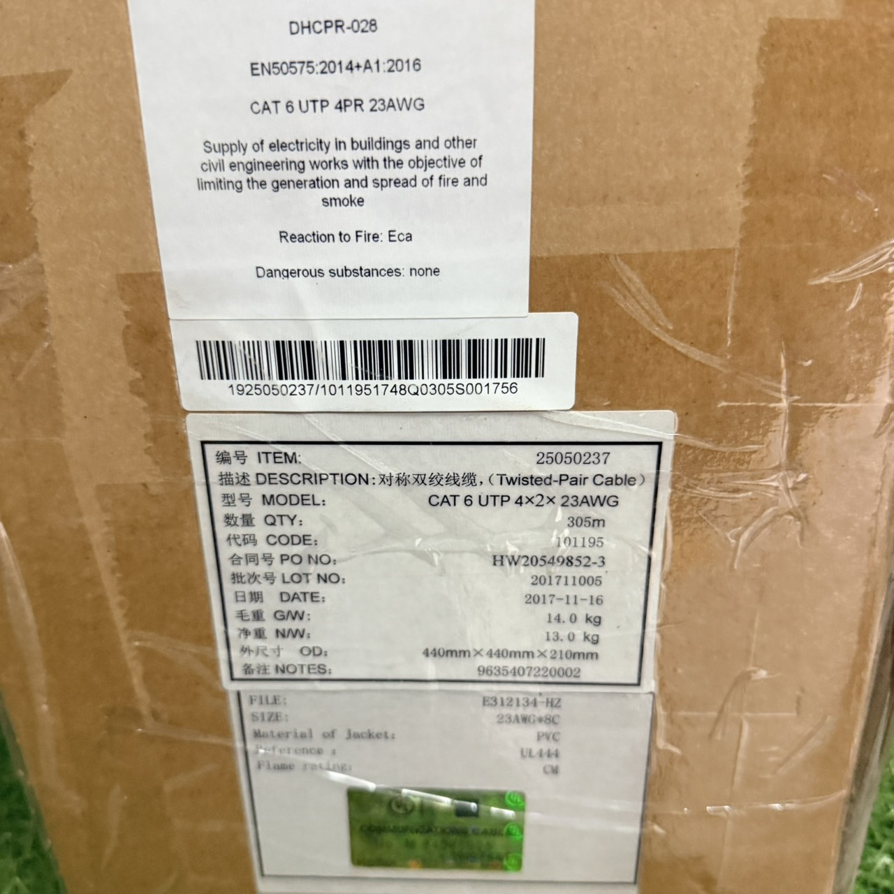 ขาย สายแลน (LAN Cable) CAT 6 UTP 4PR 23AWG 305M. รูปที่ 2