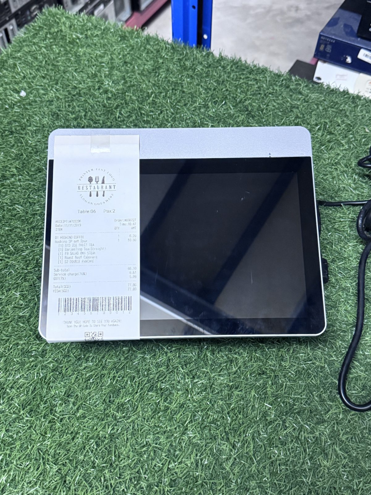ขาย iMin Falcon 1 เครื่องคิดเงิน POS + Ram 2GB + Rom 16GB+ Adapter