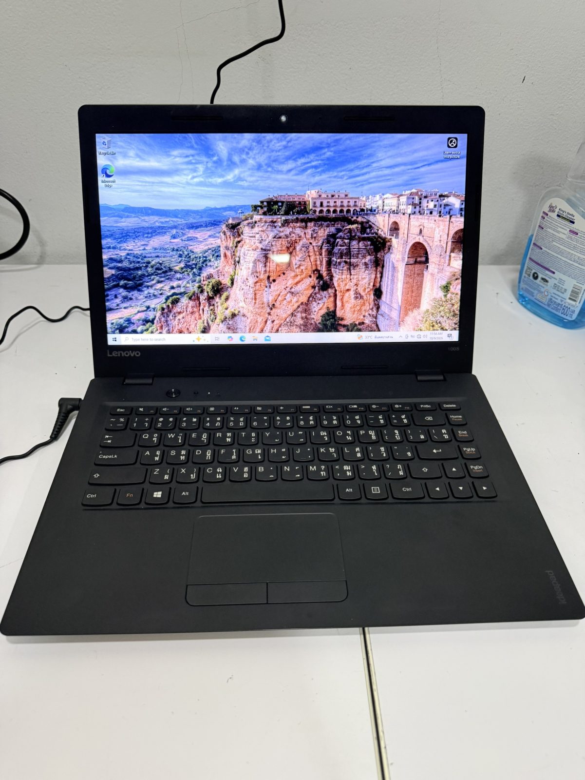 ขาย  Lenovo ideapad 100S(Pentium N3710/4GB/128GB)+Adapter แบตไม่เก็บไฟ