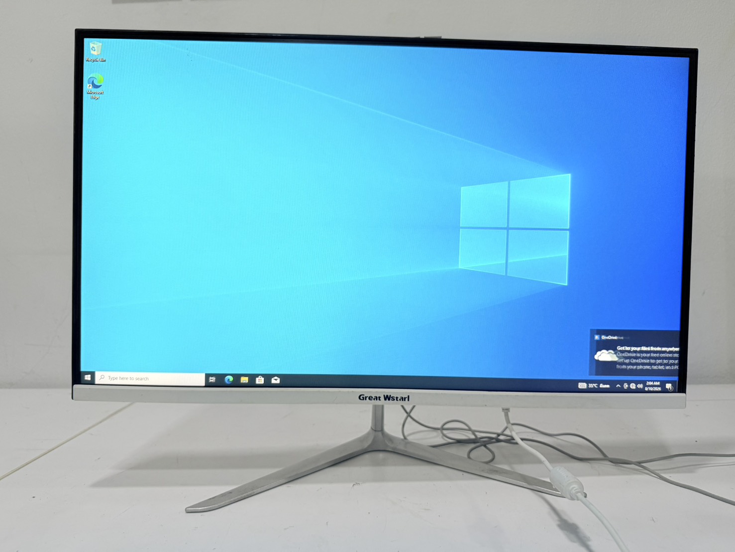 ขาย All-in-One PC Great Wstarl AIO(i5-7500T/16GB/SSD 256GB)+Adapter จอเหลือง บอดี้เหลือง