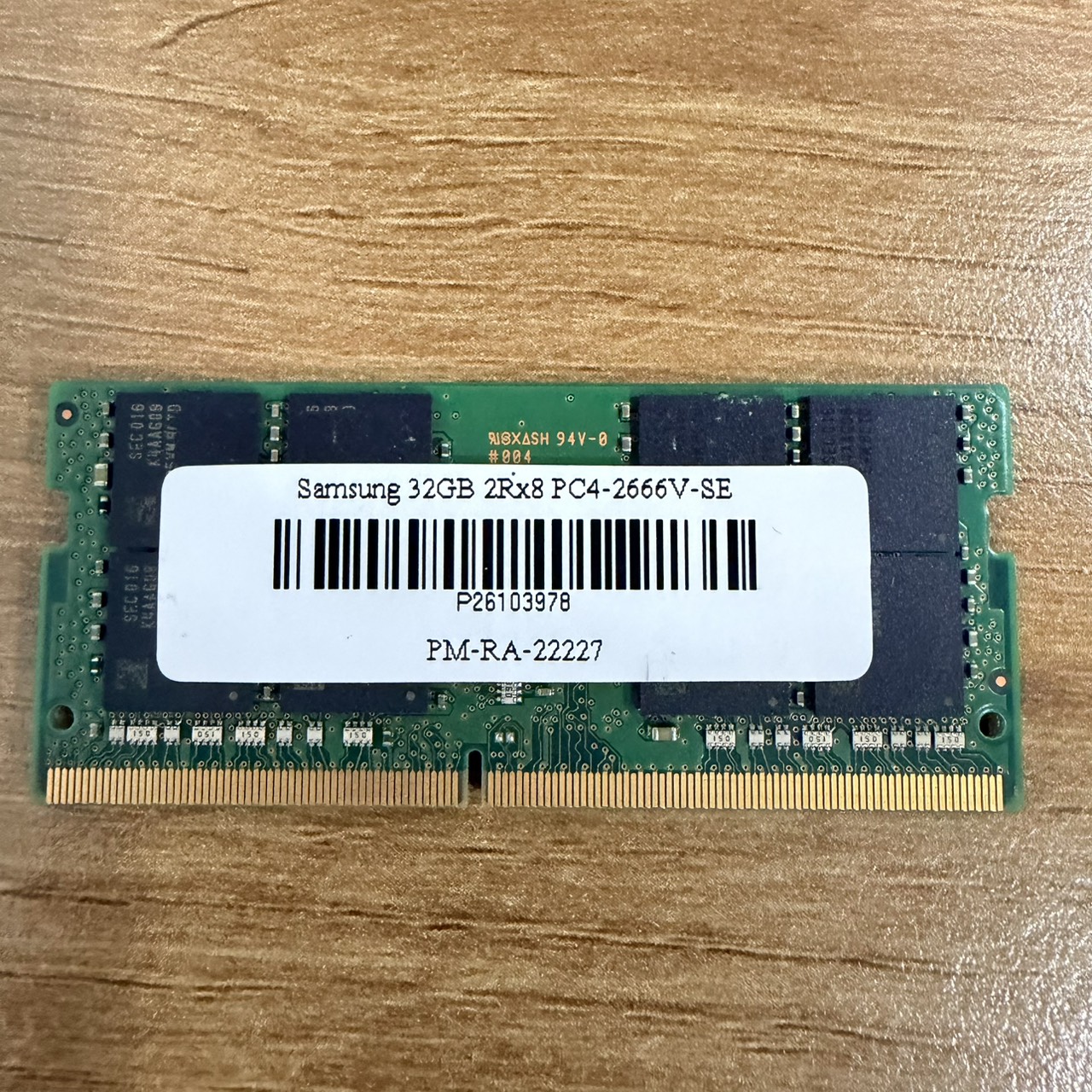 ขาย Ram NB Samsung 32GB 2Rx8 PC4-2666V-SE รูปที่ 2