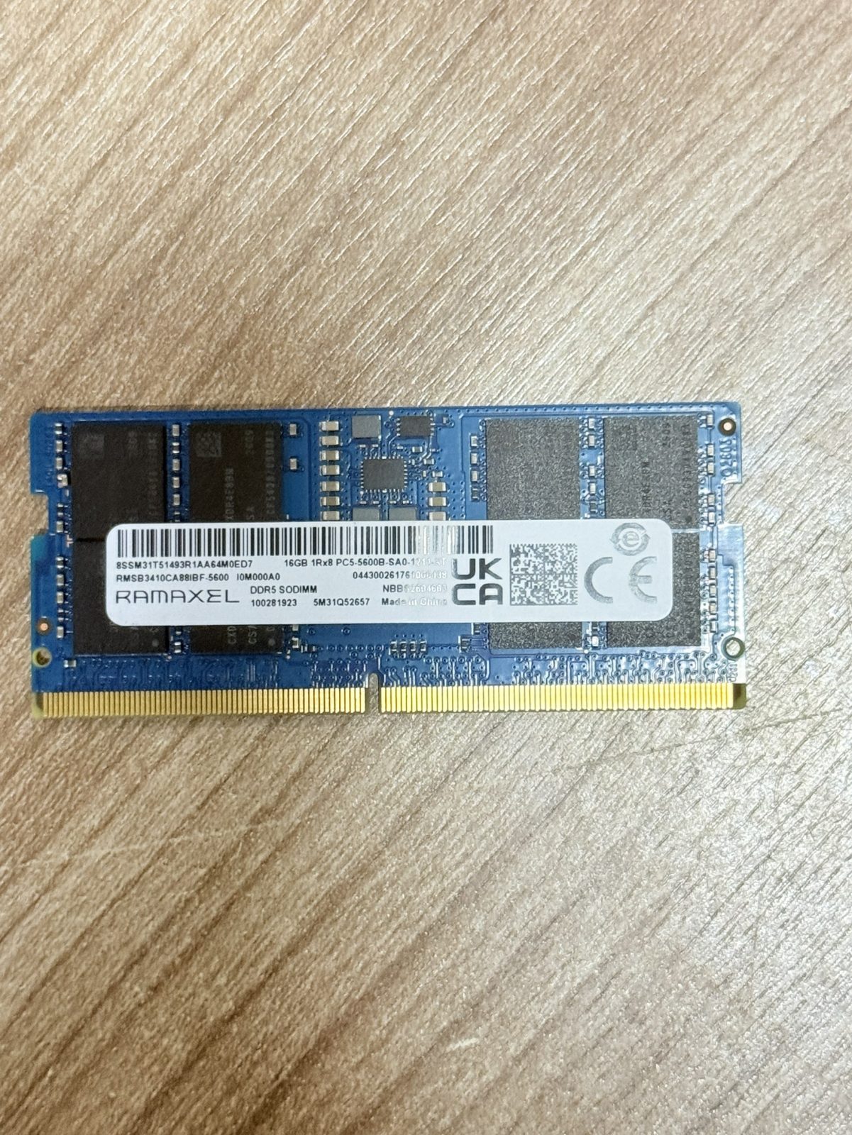 ขาย Ramaxel 16GB 1Rx8 PC5-5600B-SAO รูปที่ 2