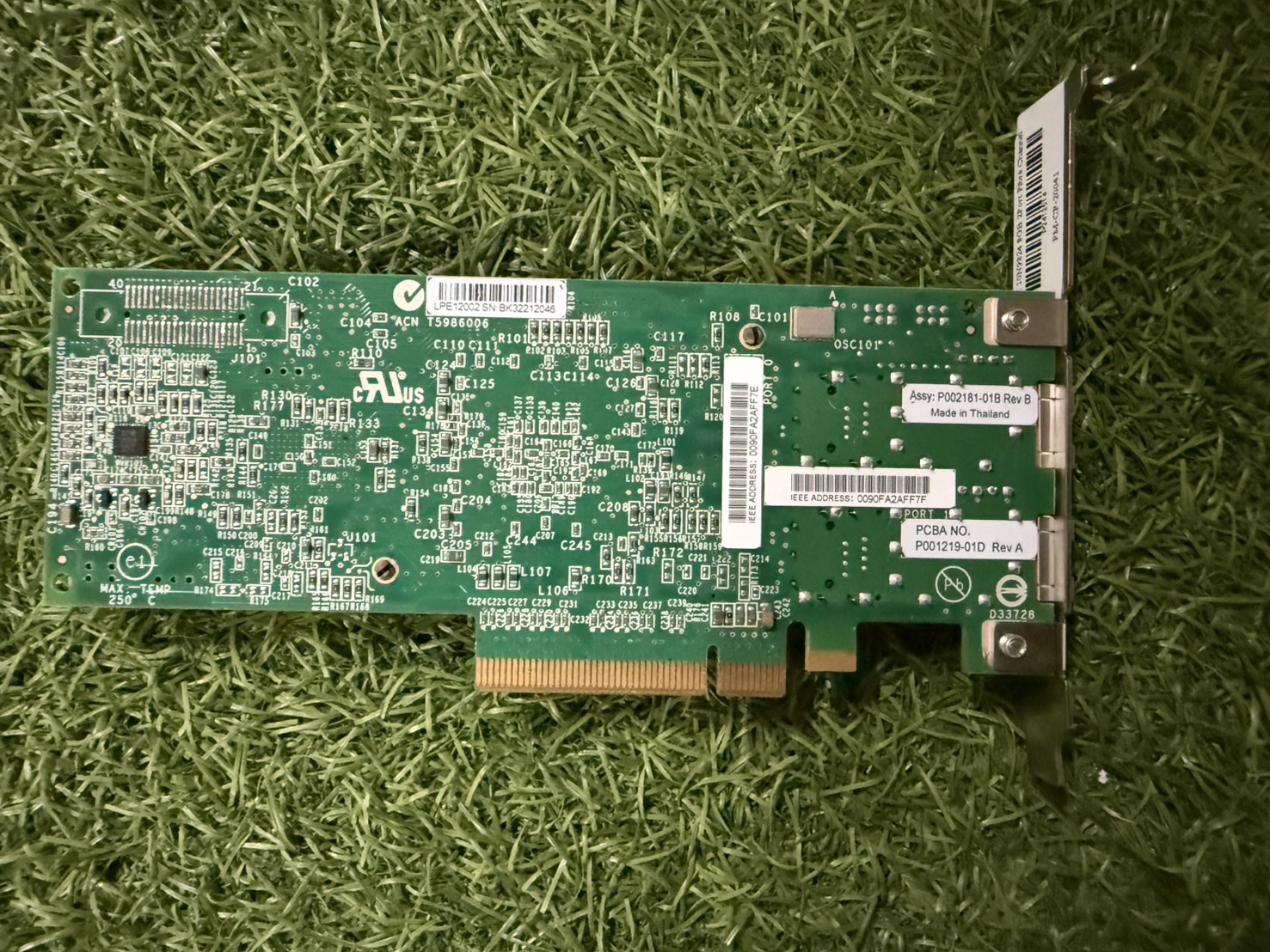 ขาย การ์ด Emulex 10N9824 8GB 2Port Fibre Channel รูปที่ 5